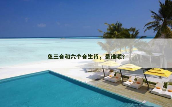 兔三合和六个合生肖，是谁呢？