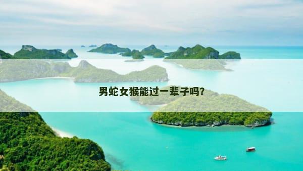 男蛇女猴能过一辈子吗？