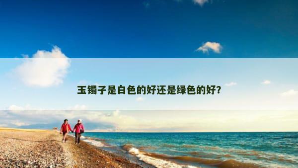 玉镯子是白色的好还是绿色的好？