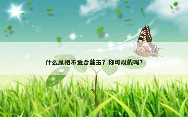 什么属相不适合戴玉？你可以戴吗？