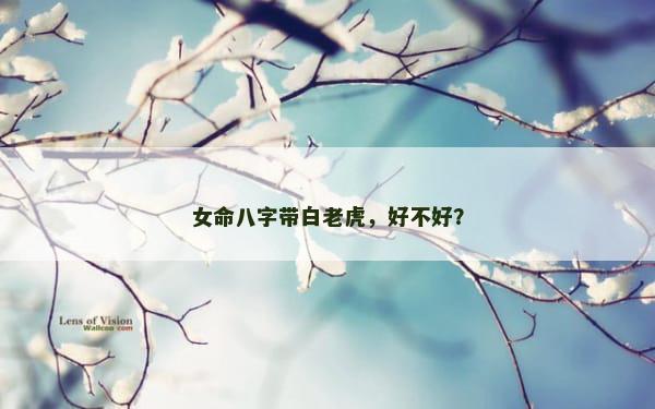 女命八字带白老虎，好不好？