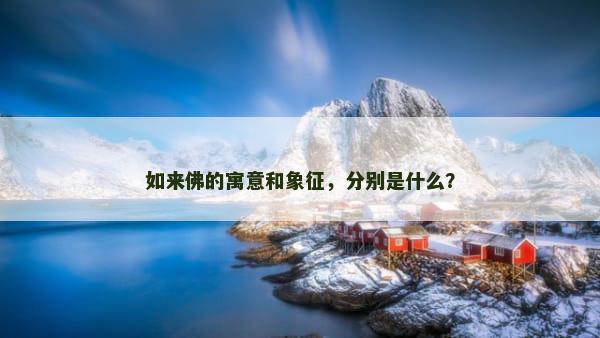 如来佛的寓意和象征，分别是什么？