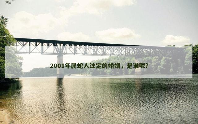 2001年属蛇人注定的婚姻，是谁呢？