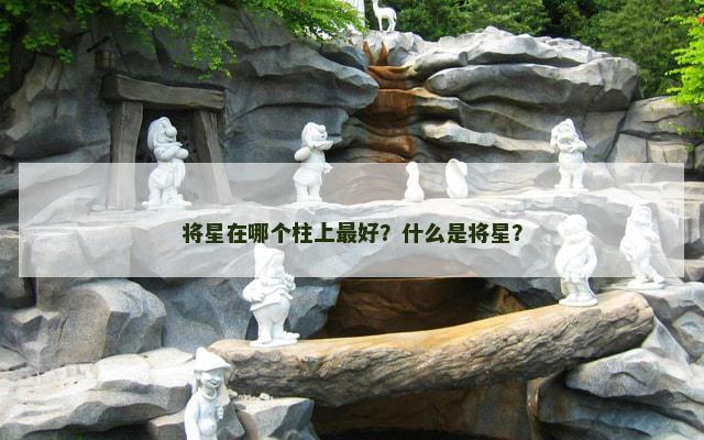 将星在哪个柱上最好？什么是将星？