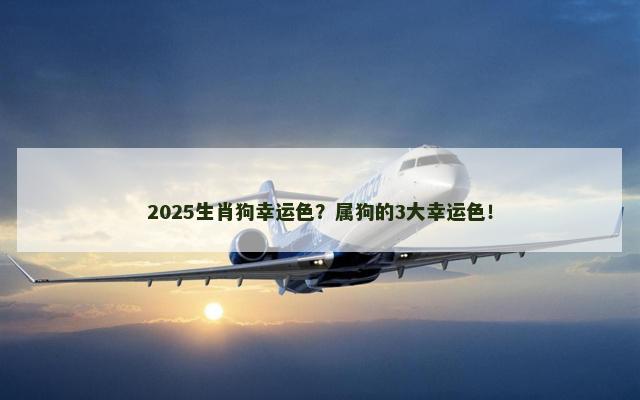 2025生肖狗幸运色？属狗的3大幸运色！