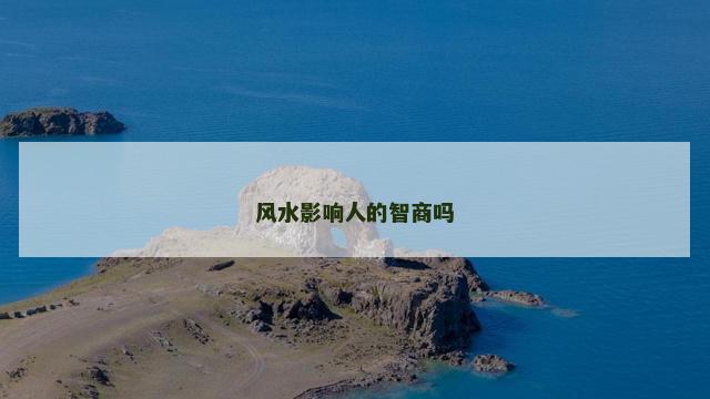 风水影响人的智商吗