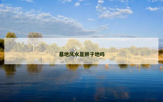墓地风水是狮子地吗