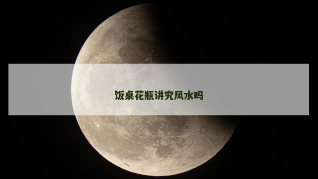 饭桌花瓶讲究风水吗