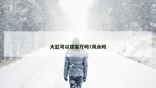 大缸可以摆客厅吗?风水吗