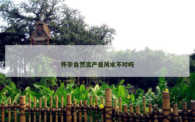 怀孕自然流产是风水不对吗