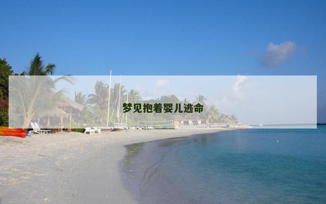 梦见抱着婴儿逃命