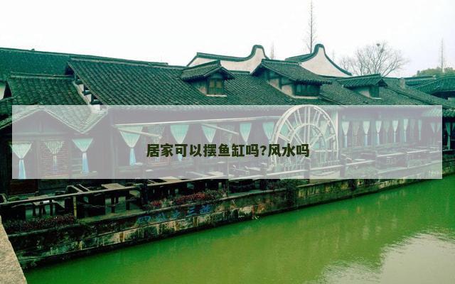 居家可以摆鱼缸吗?风水吗