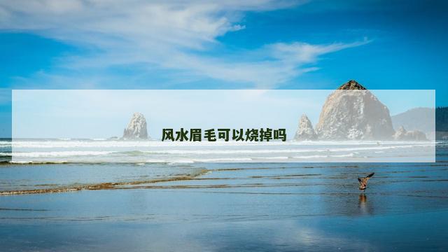 风水眉毛可以烧掉吗