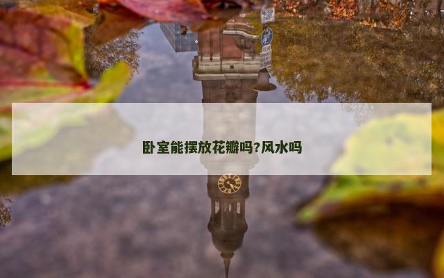 卧室能摆放花瓣吗?风水吗