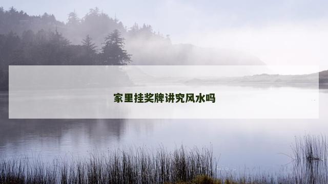 家里挂奖牌讲究风水吗