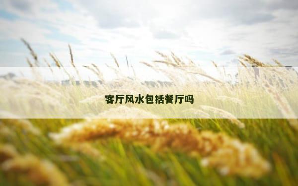 客厅风水包括餐厅吗