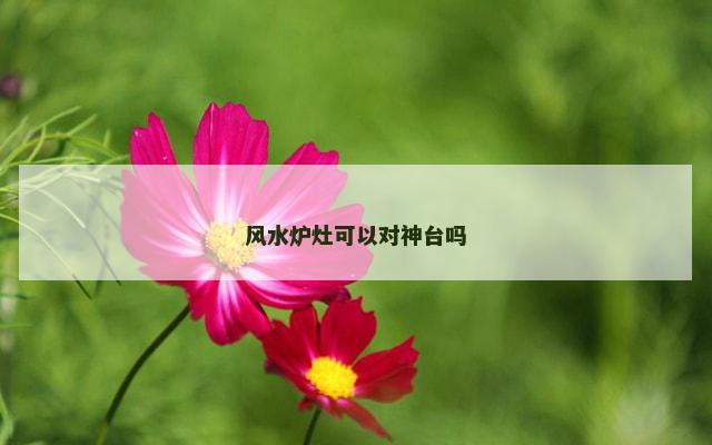 风水炉灶可以对神台吗