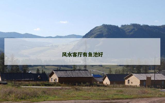 风水客厅有鱼池好