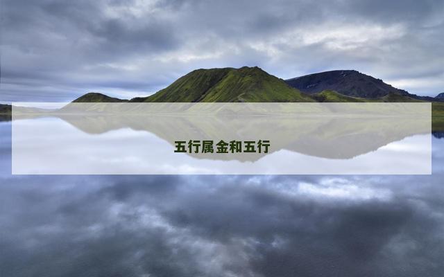 五行属金和五行
