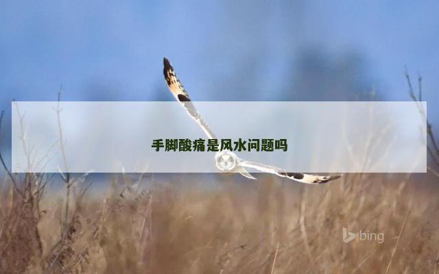 手脚酸痛是风水问题吗