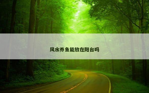 风水养鱼能放在阳台吗