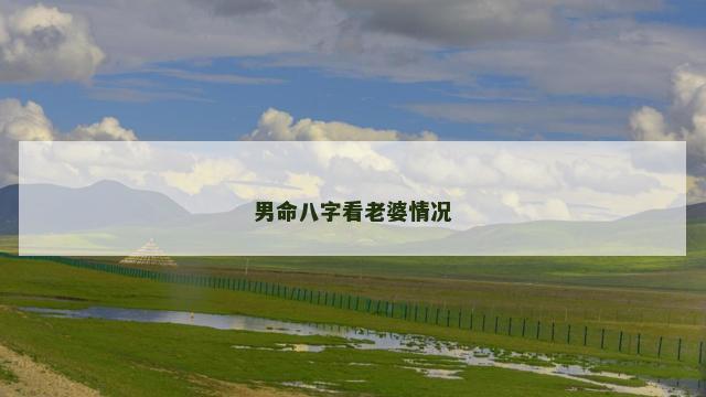 男命八字看老婆情况 男命八字看妻子的能力