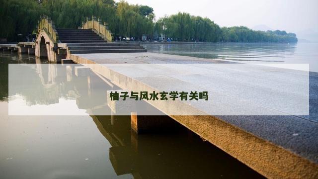 柚子与风水玄学有关吗